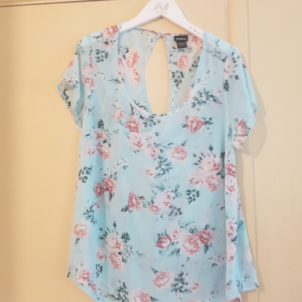 Torrid 0 floral top